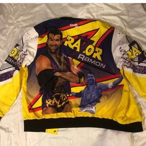 WWE WWF RAZOR RAMON CHALKLINE JACKET XL